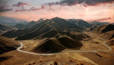 Lindis Pass Viewpoint, New Zealand